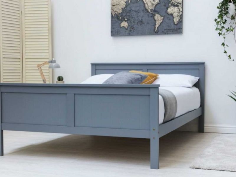 Sleep Design Tabley 5ft Kingsize Grey Wooden Bed Frame