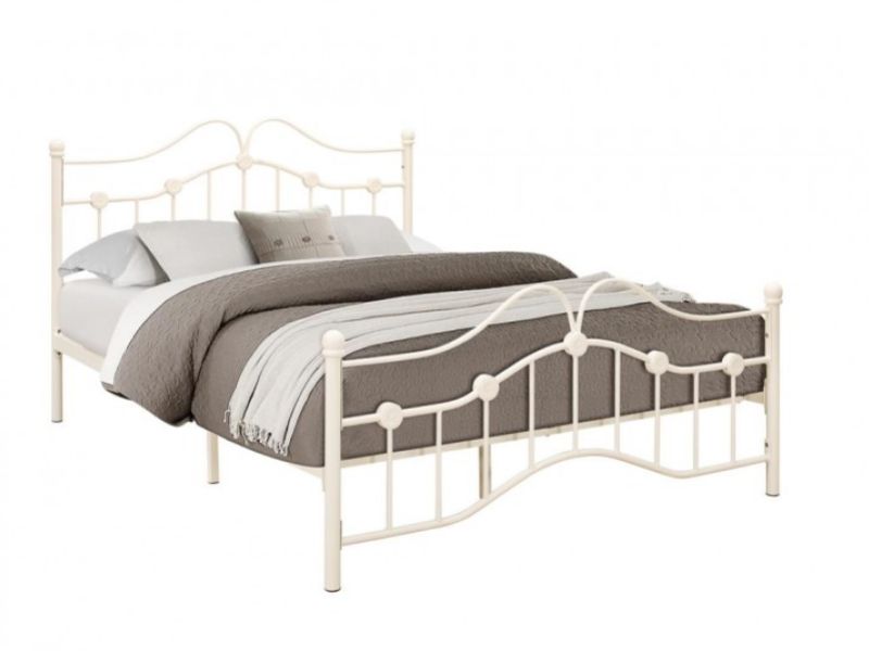 Birlea Canterbury 3ft Single Cream Metal Bed Frame