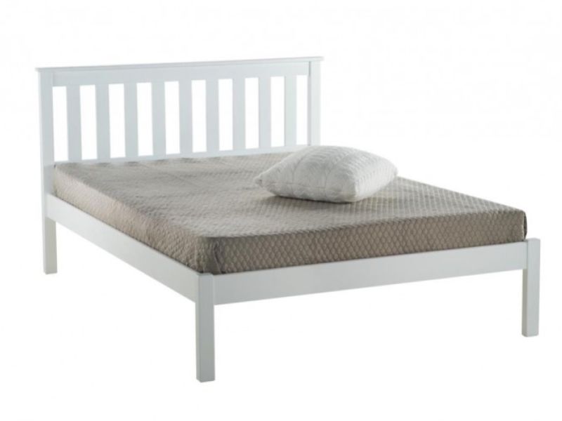 Birlea Denver 4ft Small Double White Wooden Bed Frame