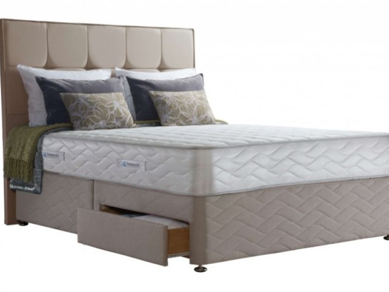Sealy Pearl Deluxe 4ft Small Double Divan Bed