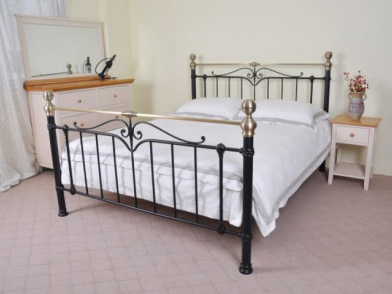 Limelight Sigma Black 4ft6 Double Metal Bed Frame