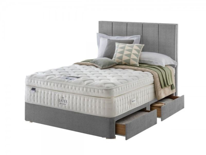 Silentnight Prestige 4ft6 Double 2000 Mirapocket And Latex Divan Bed