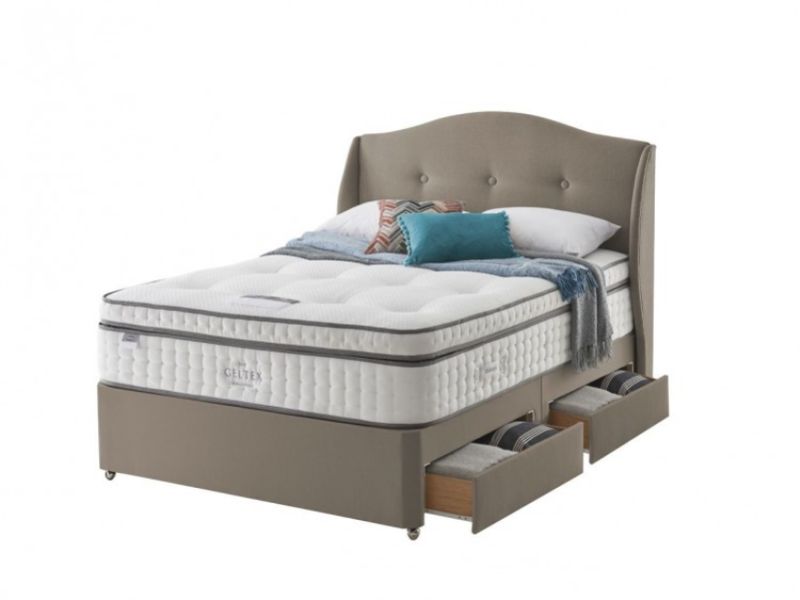 Silentnight Affluent 5ft Kingsize 3000 Mirapocket And Geltex Divan Bed (Medium Soft Feel)