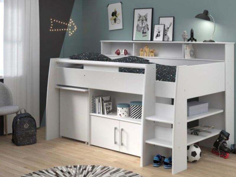 Parisot Swan White Mid Sleeper Bed