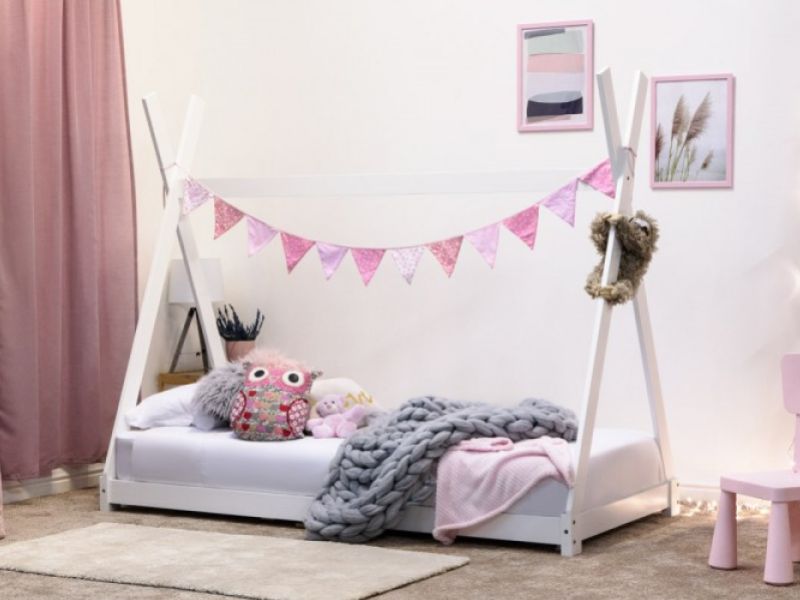 Sleep Design Tent 3ft Single Childrens Bed Frame In White