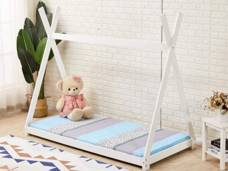 Sleep Design Tent 3ft Single Childrens Bed Frame In White