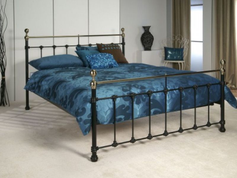 Limelight Tarvos 4ft 6 Double Black Metal Bed Frame