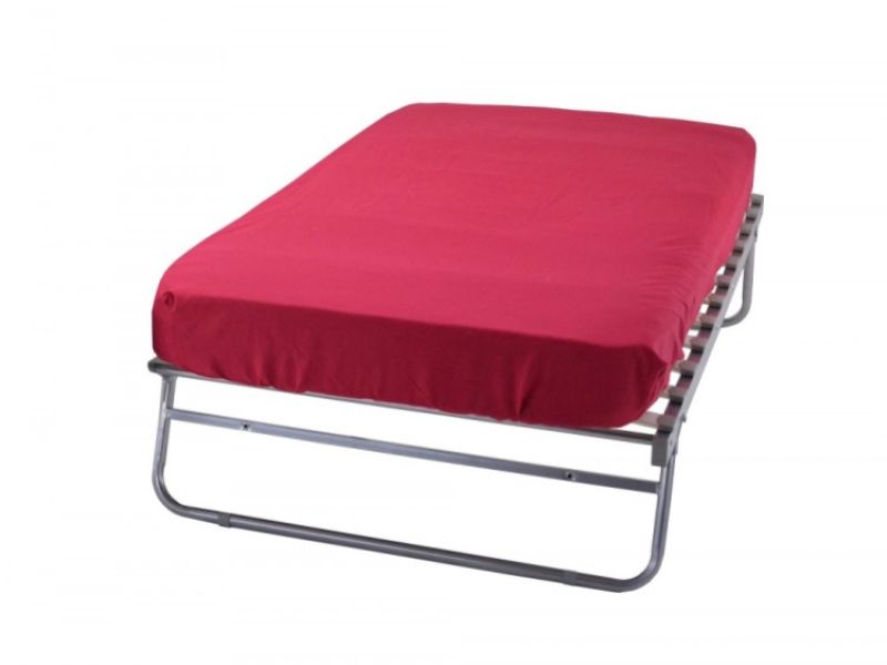 Metal Beds Guest Underbed 3ft (90cm) Single Silver Bed Frame