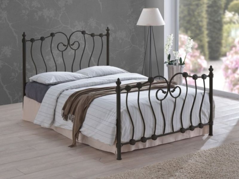 Time Living Inova 5ft Kingsize Black Metal Bed Frame