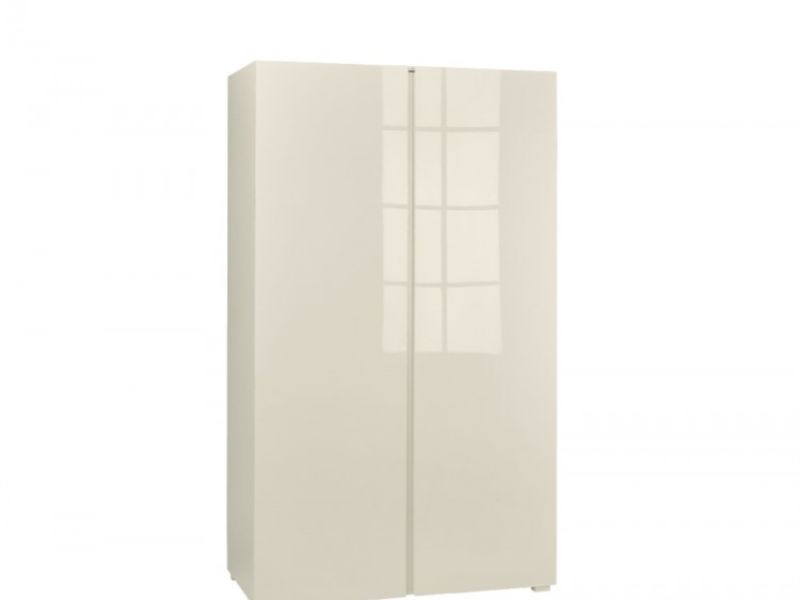 LPD Puro 2 Door Wardrobe In Cream Gloss