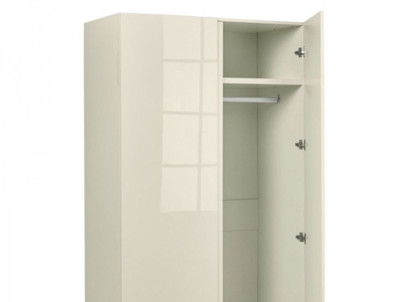 LPD Puro 2 Door Wardrobe In Cream Gloss