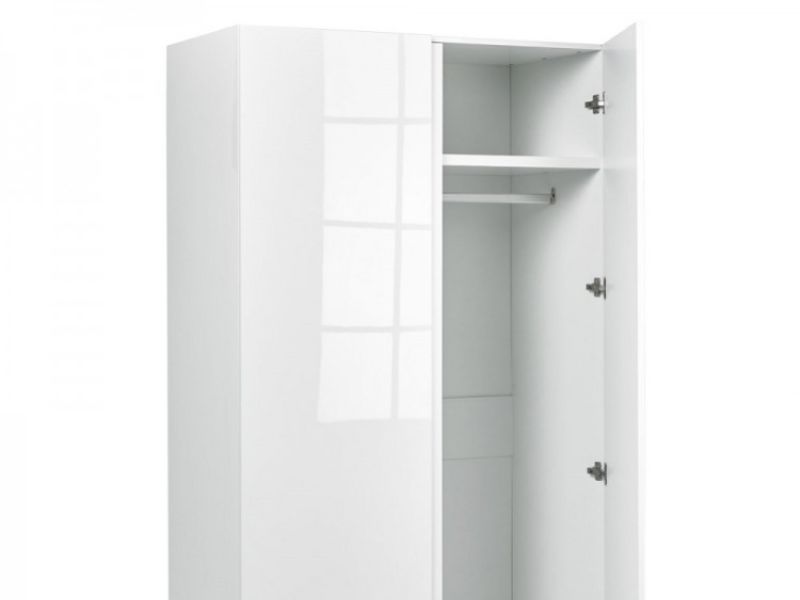LPD Puro 2 Door Wardrobe In White Gloss