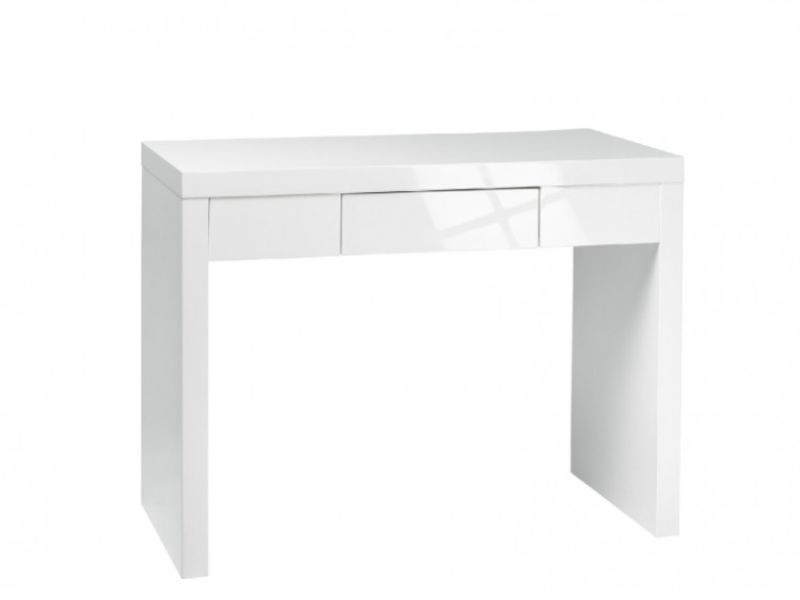 LPD Puro Dressing Table In White Gloss
