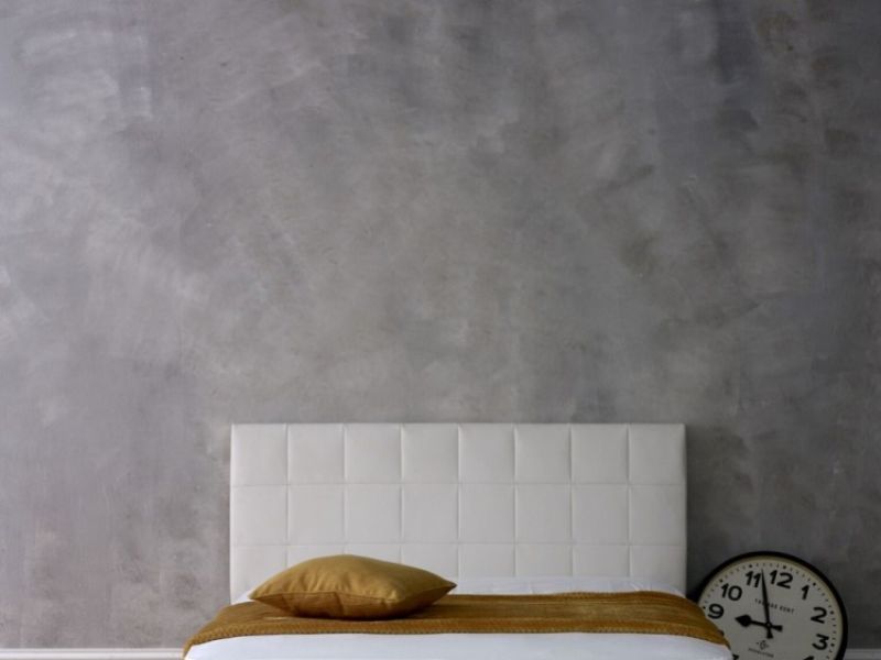Limelight Dorado 5ft Kingsize White Faux Leather Bed Frame