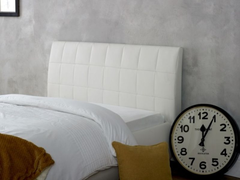 Limelight Dorado 6ft Super Kingsize White Faux Leather Bed Frame
