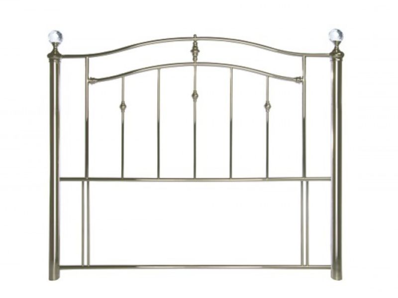 Limelight Callisto 5ft Kingsize Chrome Metal Headboard with Crystals