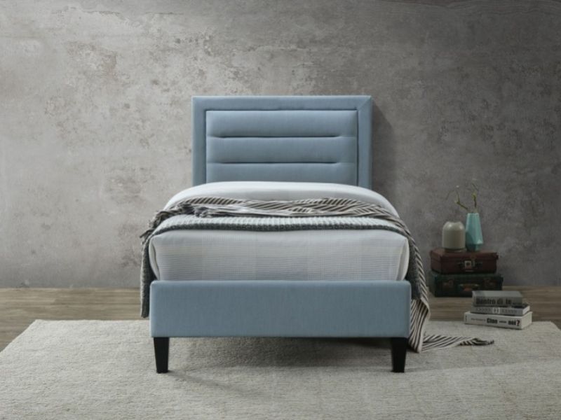 Limelight Picasso 4ft Small Double Blue Fabric Bed Frame