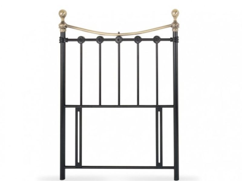 Limelight Corona 3ft Single Black Metal Headboard