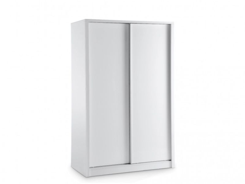 LPD Novello Sliding Door Wardrobe In White Gloss