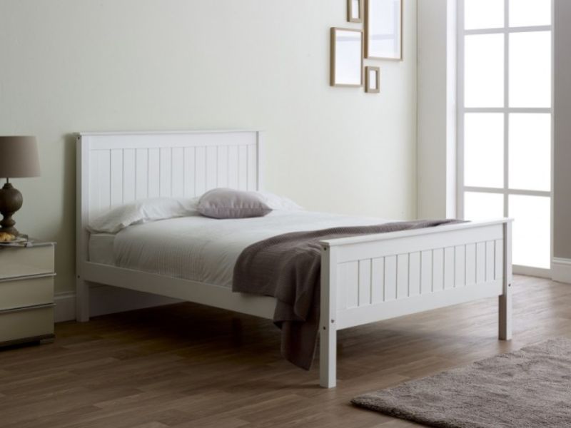 Limelight Taurus 3ft Single White Wooden Bed Frame