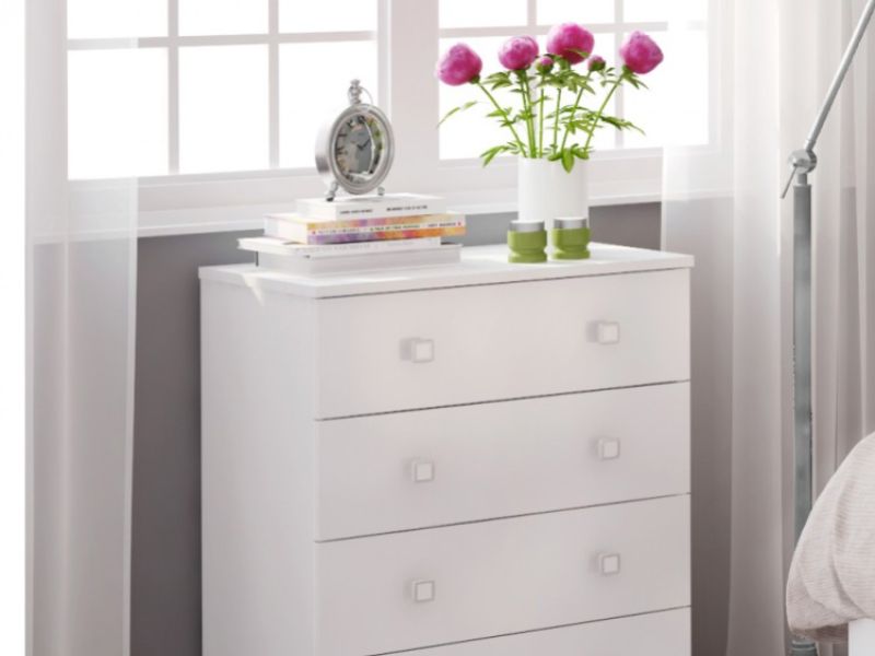 Kidsaw Arctic Polar White Chest Of Drawers
