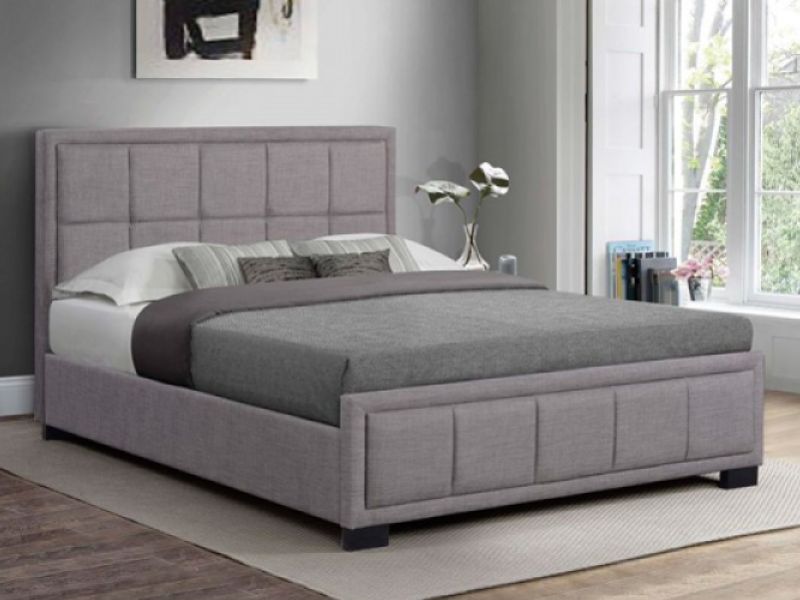 Birlea Hannover 5ft Kingsize Grey Fabric Bed Frame