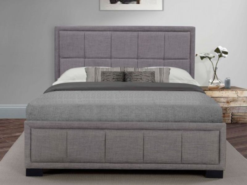 Birlea Hannover 5ft Kingsize Grey Fabric Bed Frame