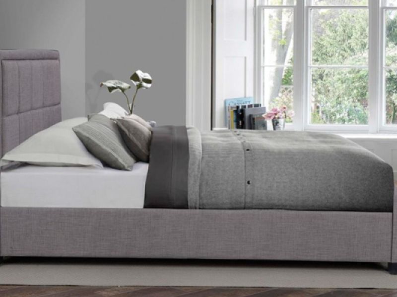 Birlea Hannover 5ft Kingsize Grey Fabric Bed Frame