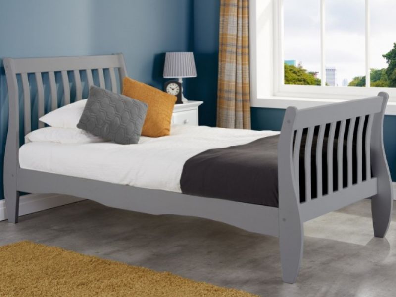 Birlea Belford 4ft Small Double Grey Wooden Bed Frame