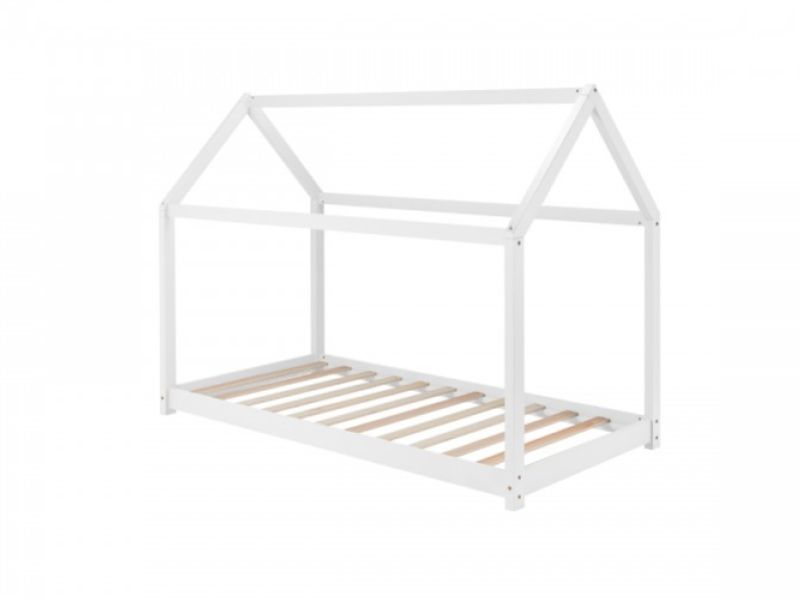 Birlea House 3ft Single White Wooden Bed Frame