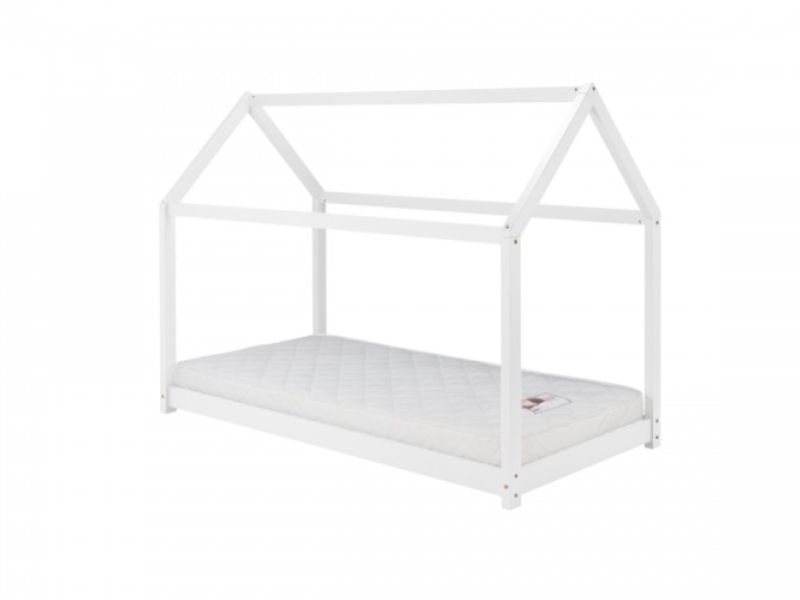 Birlea House 3ft Single White Wooden Bed Frame