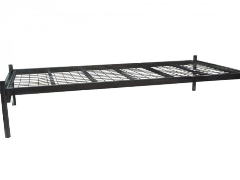 Metal Beds Platform 3ft (90cm) Single Contract Black Metal Bed Frame