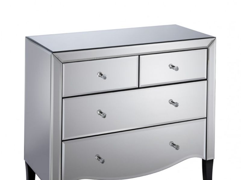 Birlea Palermo 2 Plus 2 Drawer Mirrored Chest