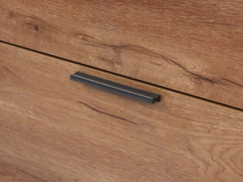 Birlea Stockwell Oak Finish 2 Door 1 Drawer Wardrobe