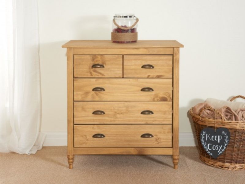 Birlea Pembroke Pine 3 Plus 2 Drawer Chest