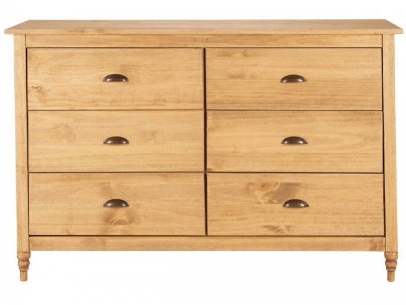 Birlea Pembroke Pine 6 Drawer Chest