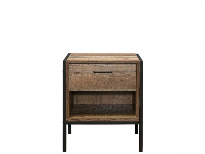 Birlea Urban Rustic Finish 1 Drawer Bedside