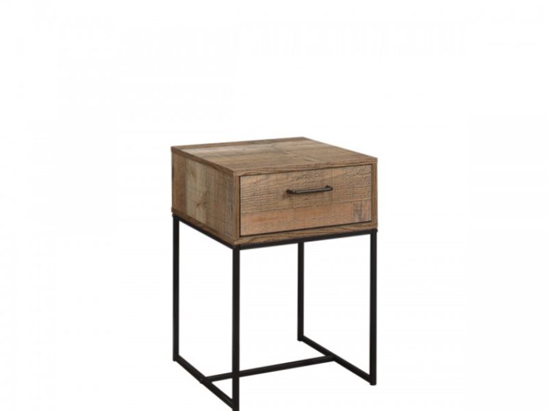 Birlea Urban Rustic Finish 1 Drawer Narrow Bedside