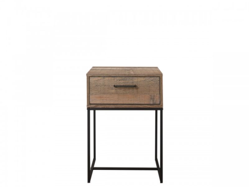 Birlea Urban Rustic Finish 1 Drawer Narrow Bedside