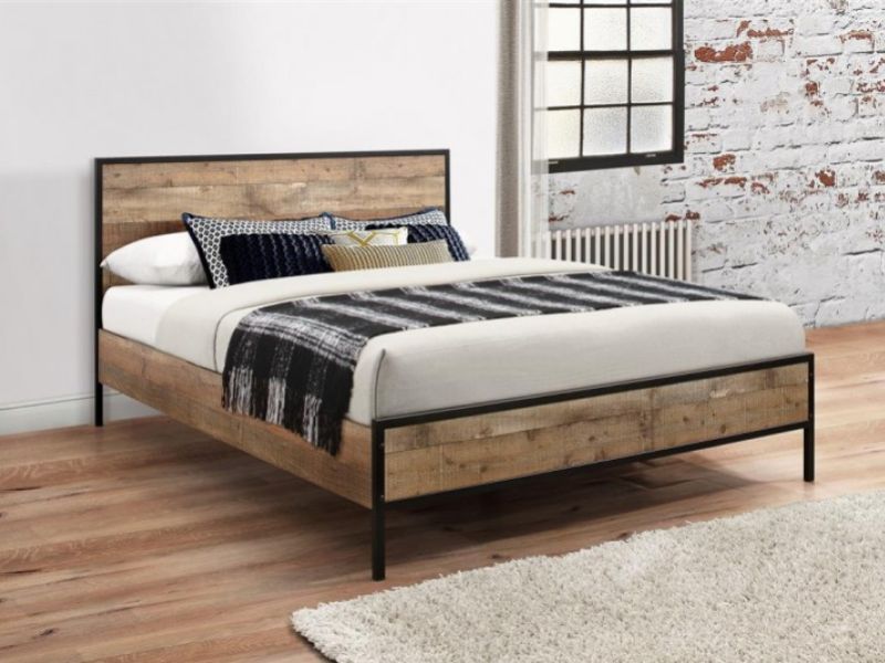 Birlea Urban 4ft6 Double Wooden Rustic Finish Bed Frame