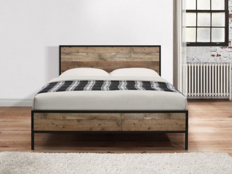 Birlea Urban 4ft Small Double Wooden Rustic Finish Bed Frame