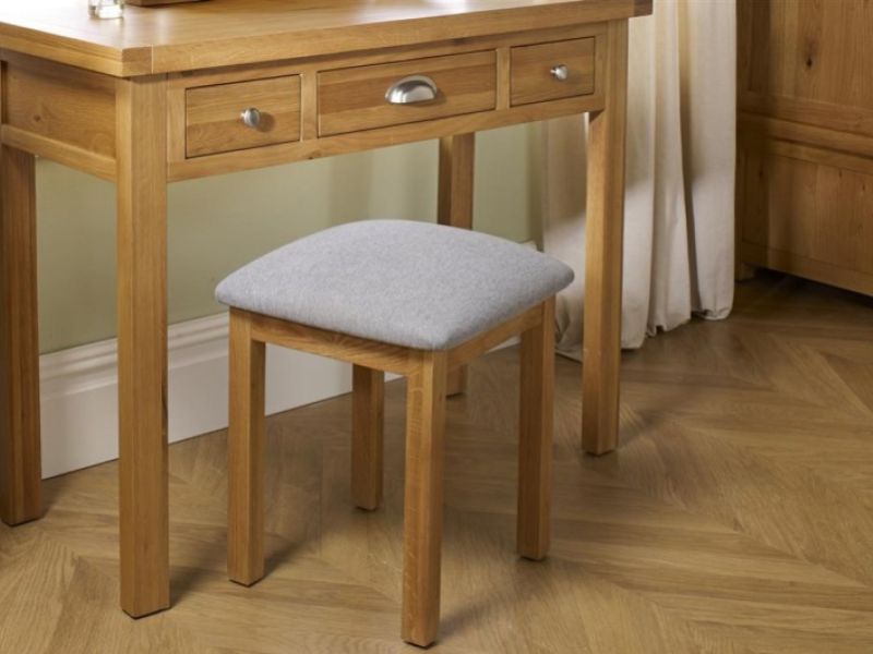 Birlea Woburn Oak Dressing Table Stool