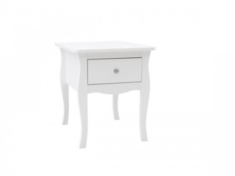 Birlea Paris 1 Drawer Bedside In White