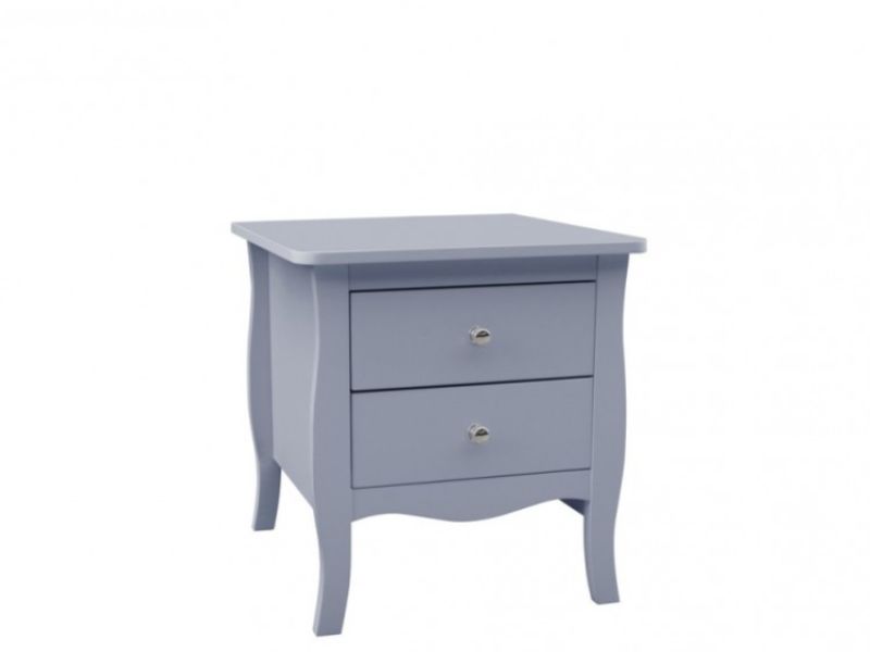 Birlea Paris 2 Drawer Bedside In Grey