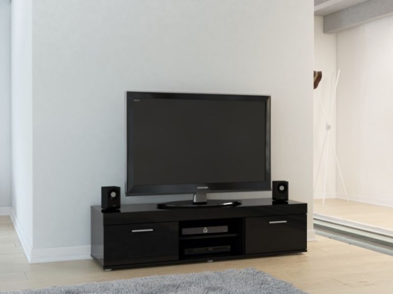 Birlea Edgeware TV Unit In Black