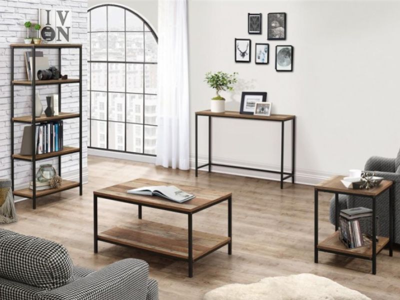 Birlea Urban Rustic Finish 3 Tier Bookcase