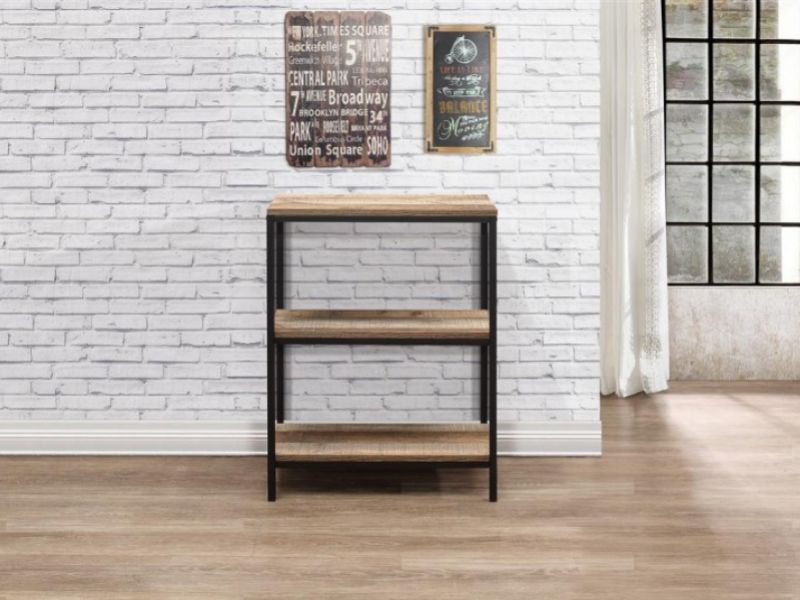 Birlea Urban Rustic Finish 3 Tier Bookcase