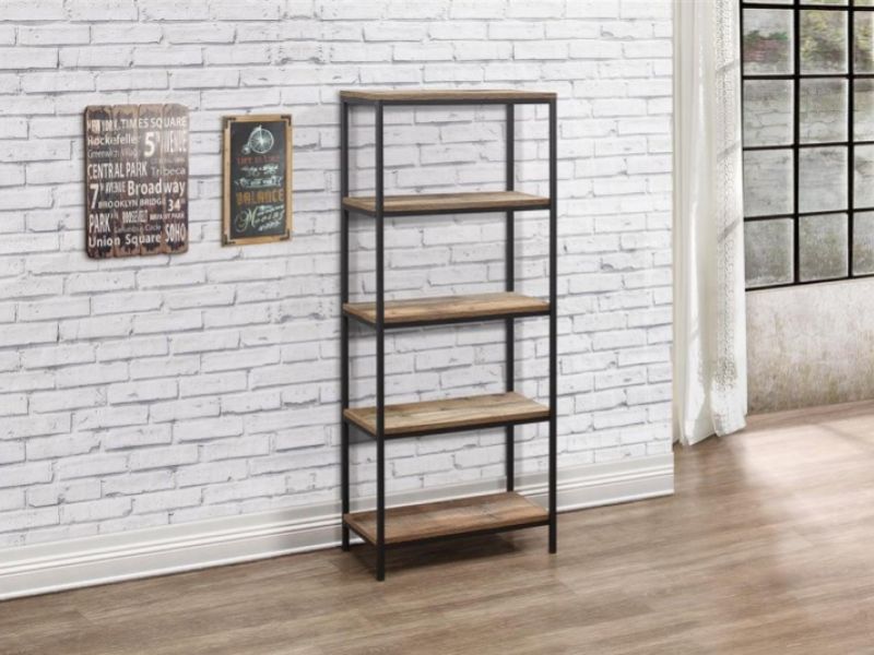 Birlea Urban Rustic Finish 5 Tier Bookcase