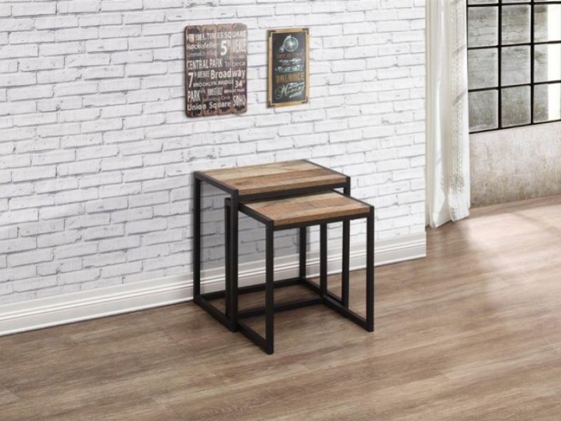 Birlea Urban Rustic Nest Of Tables