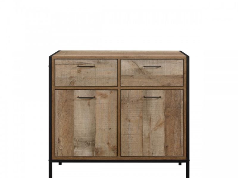 Birlea Urban Rustic 2 Door 2 Drawer Sideboard